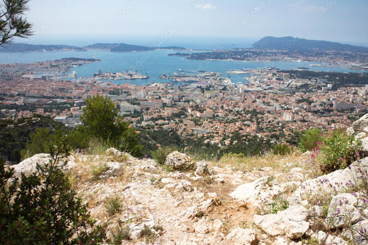 Bas De Villa Jardin Plein Sud Proche Mer Clim-Wifi Saint-Mandrier-sur-Mer Eksteriør billede